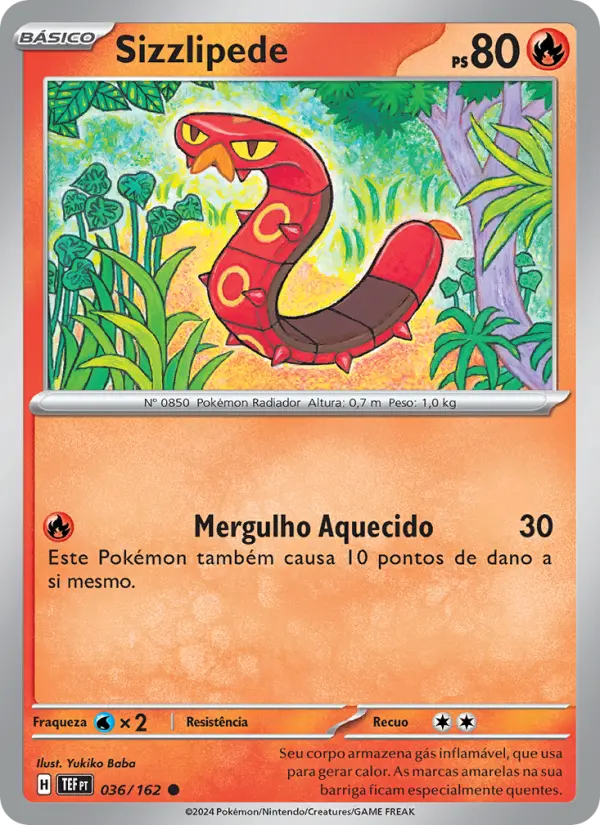 Sizzlipede – Pokémon TCG