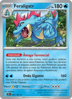 Feraligatr – Carta Pokémon TCG
