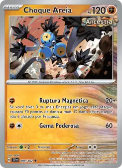 Choque Areia – Carta Pokémon TCG