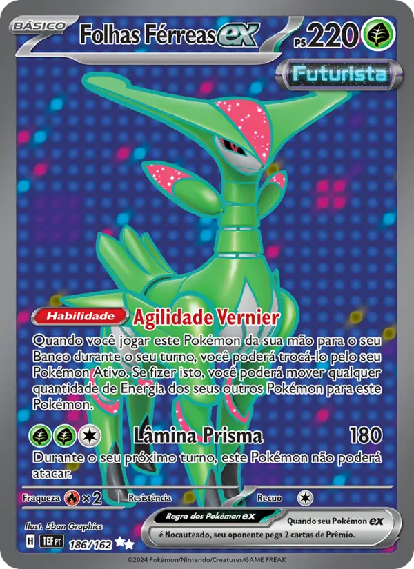 Folhas Férreas ex – Pokémon TCG