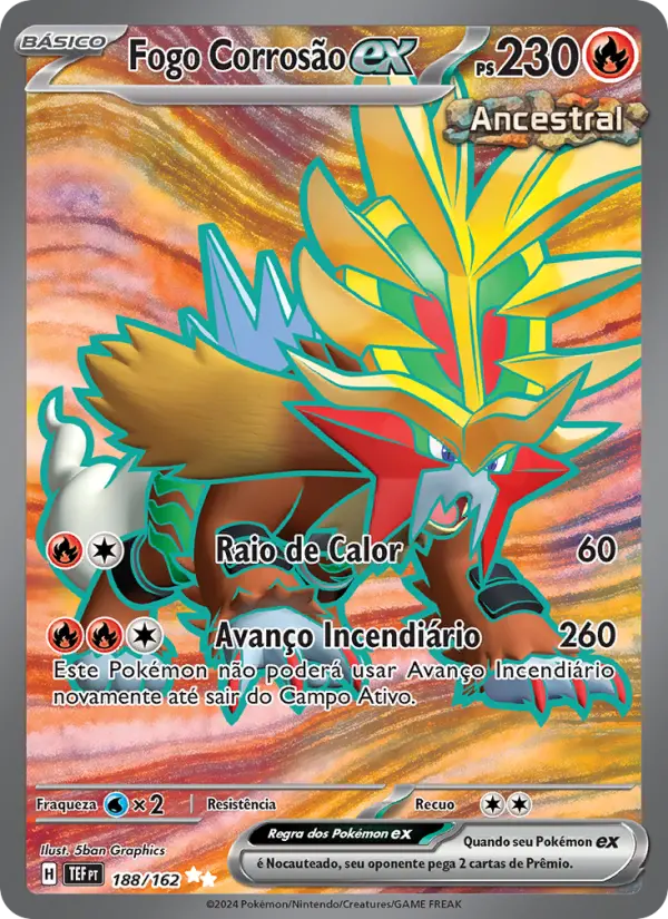 Fogo Corrosão ex – Pokémon TCG