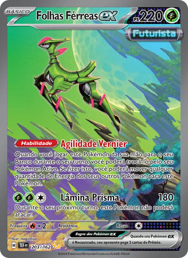 Folhas Férreas ex – Pokémon TCG