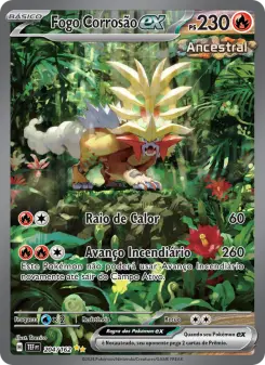 Fogo Corrosão ex – Carta Pokémon TCG