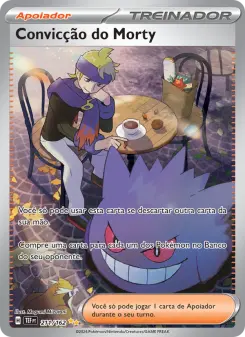 Convicção do Morty – Carta Pokémon TCG