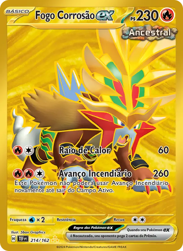 Fogo Corrosão ex – Pokémon TCG