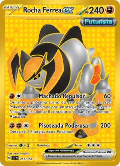 Rocha Férrea ex – Carta Pokémon TCG