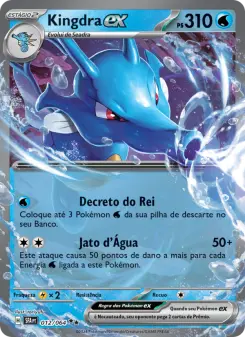 Kingdra ex – Carta Pokémon TCG
