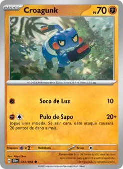 Croagunk – Carta Pokémon TCG