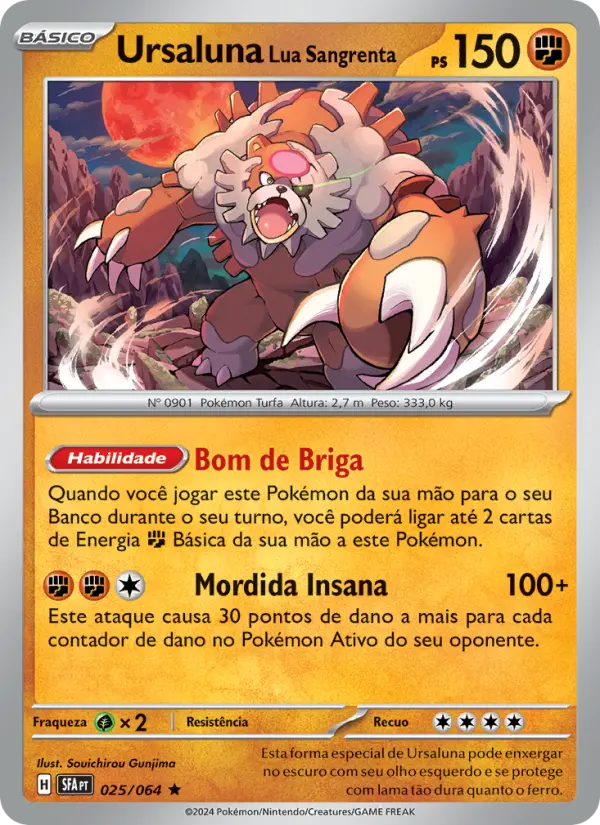 Ursaluna Lua Sangrenta – Pokémon TCG