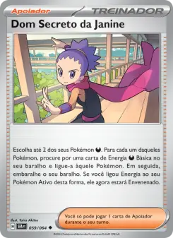 Dom Secreto da Janine – Carta Pokémon TCG