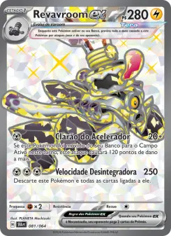 Revavroom ex – Carta Pokémon TCG