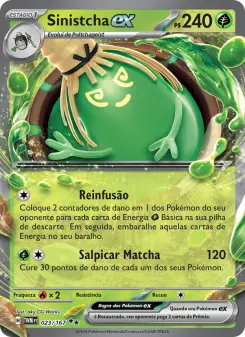 Sinistcha ex – Carta Pokémon TCG