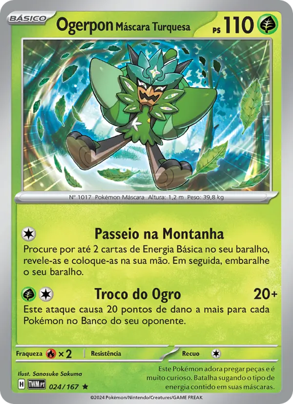 Ogerpon Máscara Turquesa – Pokémon TCG