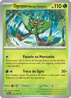 Ogerpon Máscara Turquesa – Carta Pokémon TCG