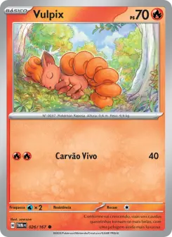 Vulpix – Carta Pokémon TCG