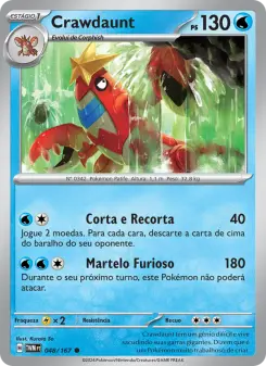 Crawdaunt – Carta Pokémon TCG