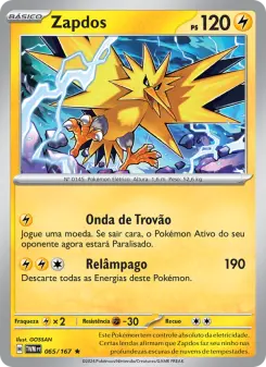 Zapdos – Carta Pokémon TCG