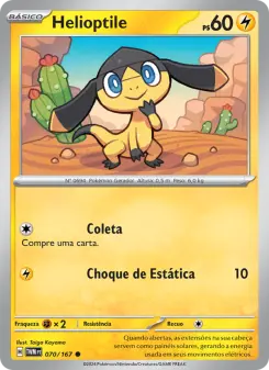 Helioptile – Carta Pokémon TCG