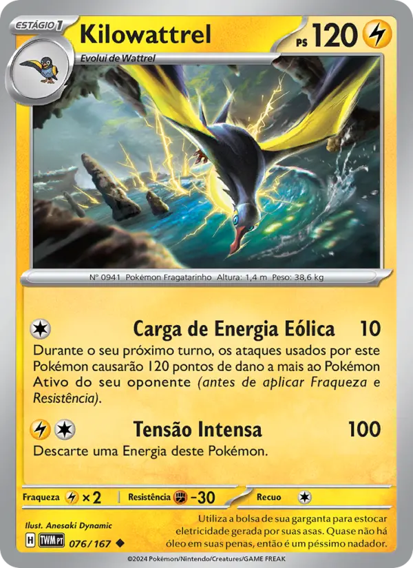 Kilowattrel – Pokémon TCG