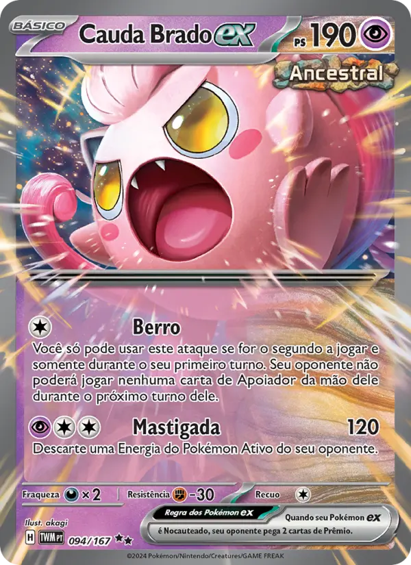 Cauda Brado ex – Pokémon TCG