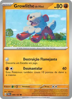 Growlithe de Hisui – Carta Pokémon TCG
