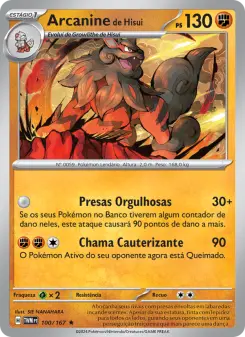 Arcanine de Hisui – Carta Pokémon TCG