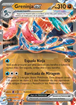 Greninja ex – Carta Pokémon TCG