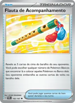 Flauta de Acompanhamento – Carta Pokémon TCG