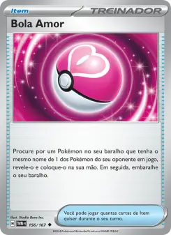 Bola Amor – Carta Pokémon TCG