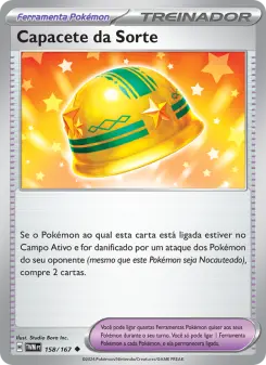 Capacete da Sorte – Carta Pokémon TCG