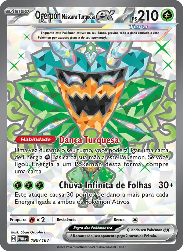 Ogerpon Máscara Turquesa ex – Pokémon TCG