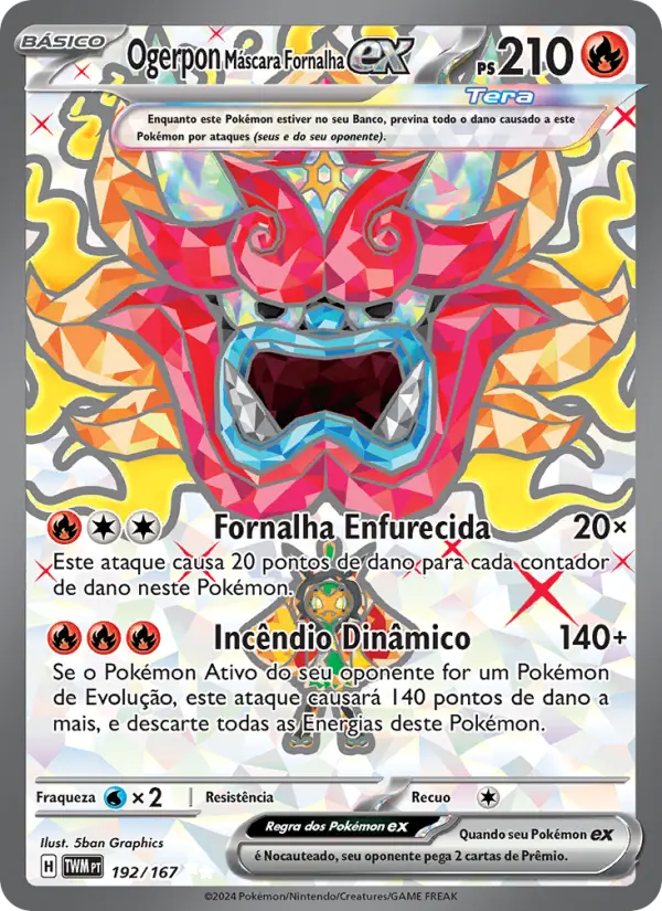 Ogerpon Máscara Fornalha ex – Pokémon TCG