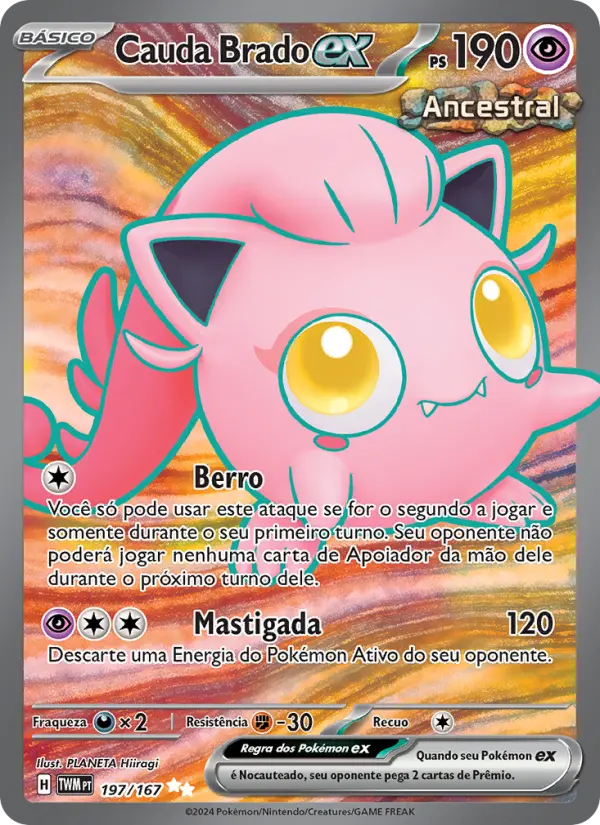 Cauda Brado ex – Pokémon TCG