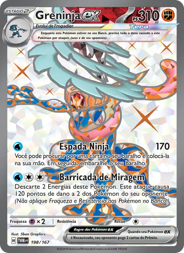 Greninja ex – Pokémon TCG