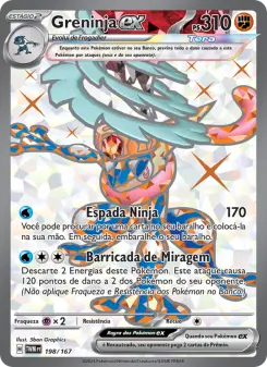 Greninja ex – Carta Pokémon TCG
