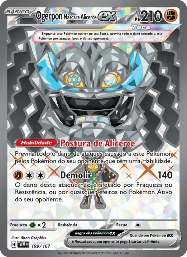 Ogerpon Máscara Alicerce ex – Pokémon TCG