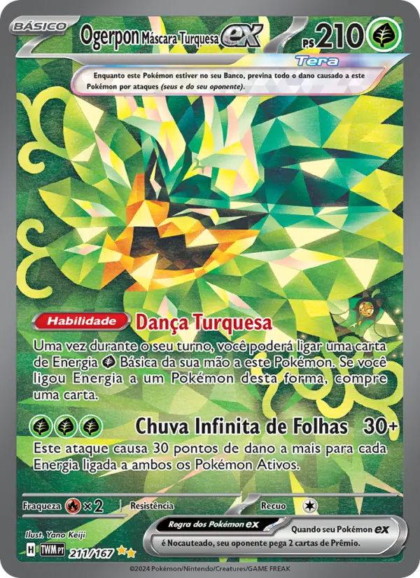 Ogerpon Máscara Turquesa ex – Pokémon TCG