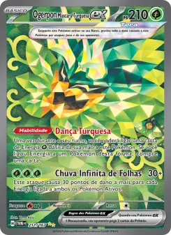 Ogerpon Máscara Turquesa ex – Carta Pokémon TCG