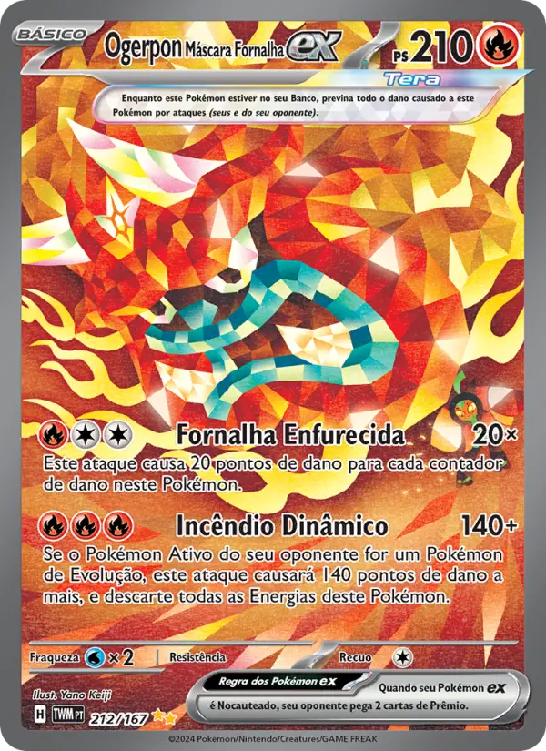 Ogerpon Máscara Fornalha ex – Pokémon TCG