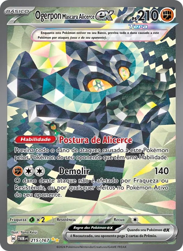 Ogerpon Máscara Alicerce ex – Pokémon TCG
