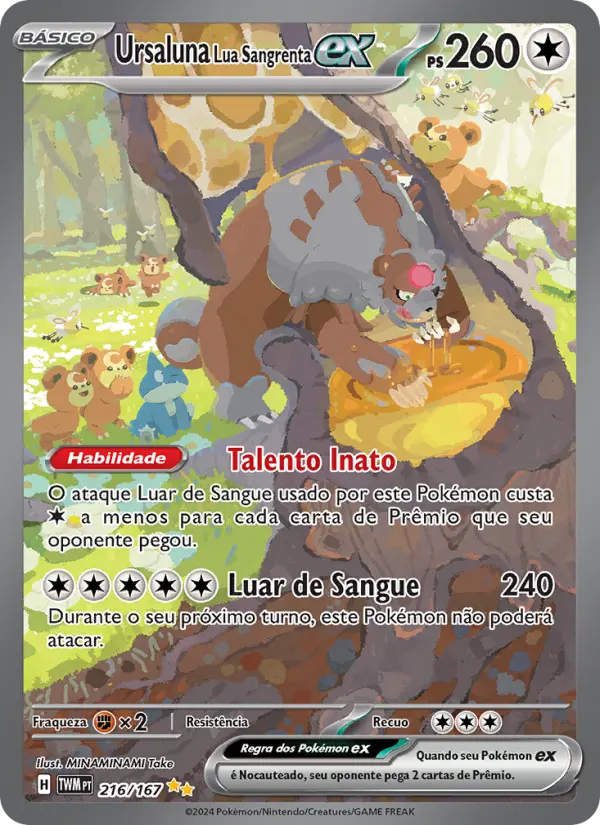 Ursaluna Lua Sangrenta ex – Pokémon TCG