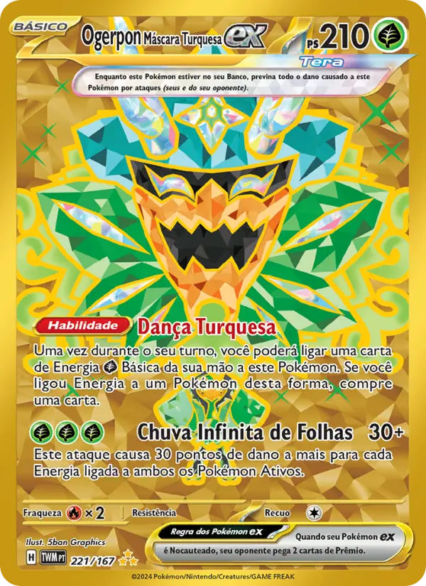 Ogerpon Máscara Turquesa ex – Pokémon TCG