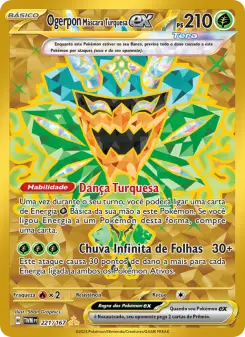 Ogerpon Máscara Turquesa ex – Carta Pokémon TCG