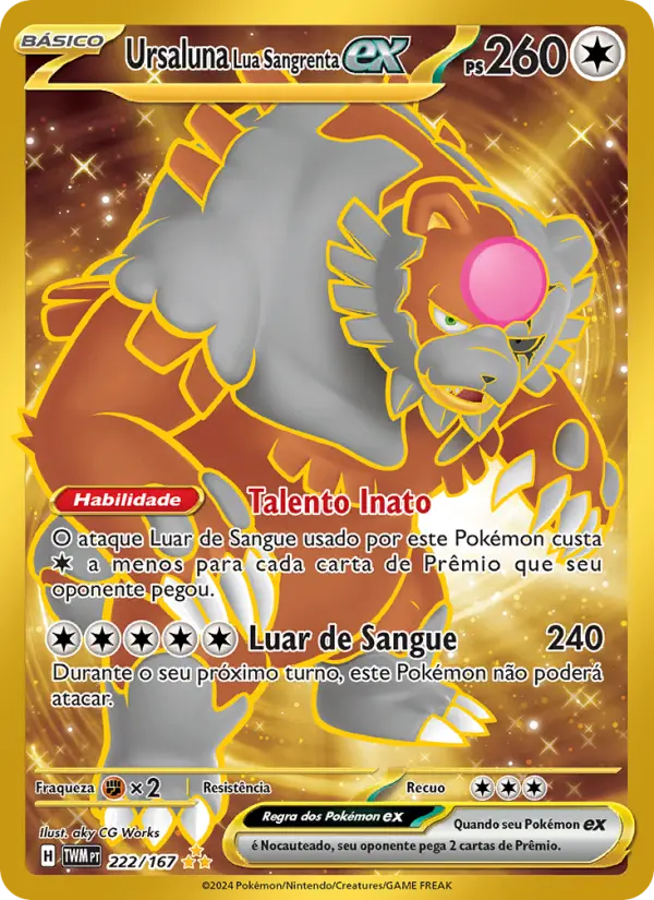 Ursaluna Lua Sangrenta ex – Pokémon TCG