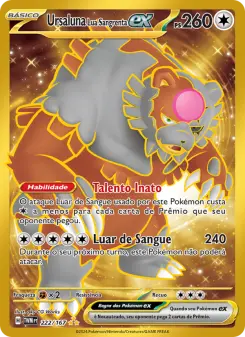 Ursaluna Lua Sangrenta ex – Carta Pokémon TCG