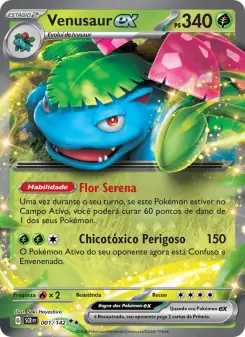 Venusaur ex – Carta Pokémon TCG