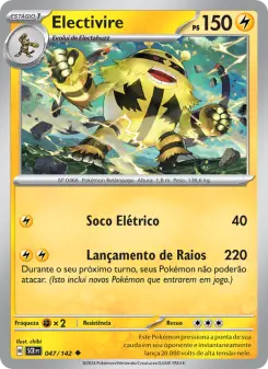 Electivire – Carta Pokémon TCG