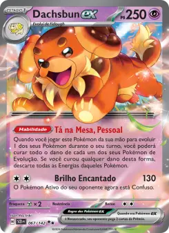 Dachsbun ex – Carta Pokémon TCG