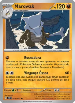 Marowak – Carta Pokémon TCG