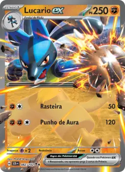 Lucario ex – Carta Pokémon TCG